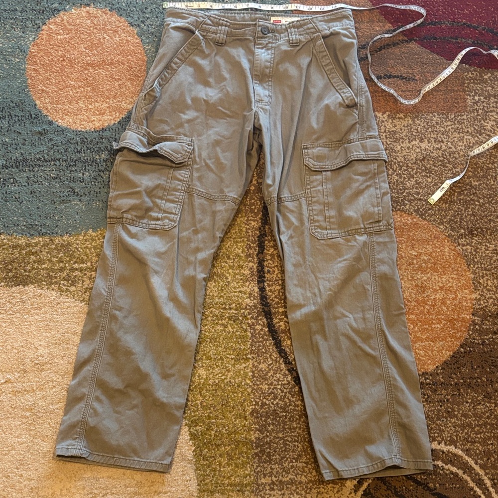 Wrangler Relaxed Fit 30x30 Gray/green utility grungecore Cargo Pants
